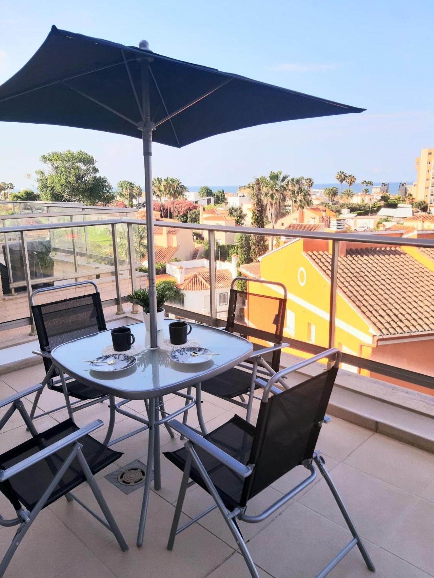Apartamento Aurora Con Terraza Y Vistas Al Mar Playa Eksteriør bilde